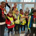 Cubs celebrate after walking 10km