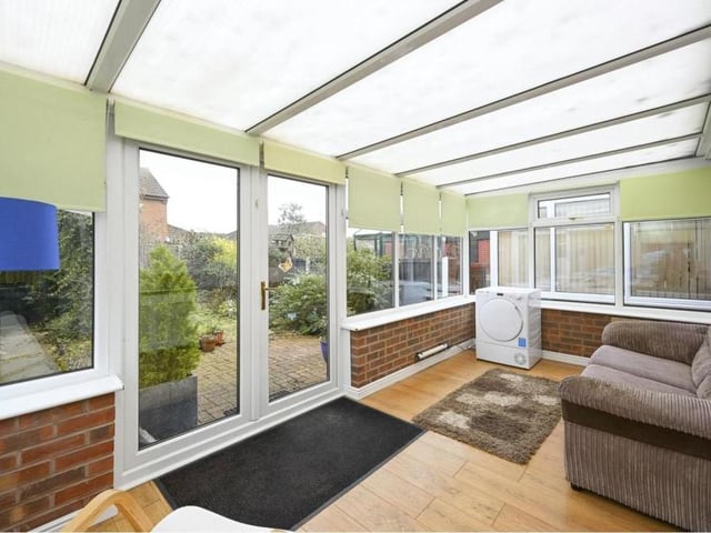 At the back of the bungalow, you will find this bright and spacious conservatory. An ideal place to relax as you look out on to the garden.