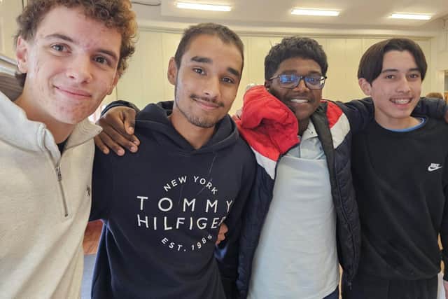Jack Deegan, Cameron Fyfe, Ethan Fernandes and Joel Manalody