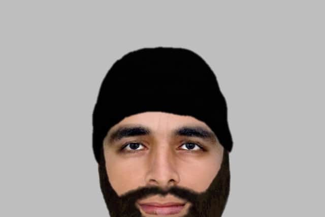 Police have released an e-fit based on descriptions of the offender