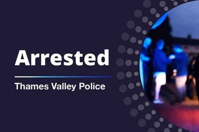 Three men were arrested yesterday