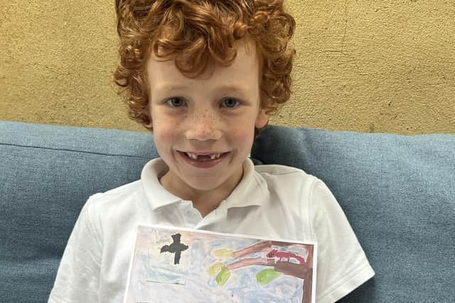 Monty, six, won the national competition