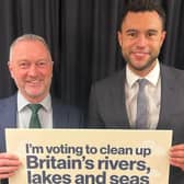 Callum Anderson MP with the Environment Secretary.