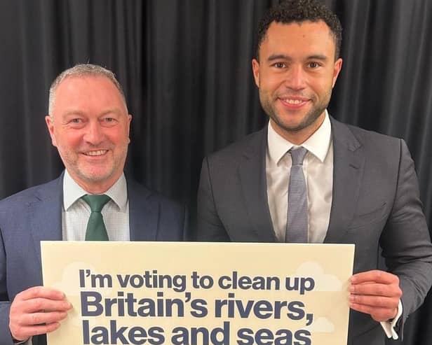 Callum Anderson MP with the Environment Secretary.