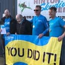 From left: Alastair Houghton Brown, his father Anthony, Adam and Richard Dawson