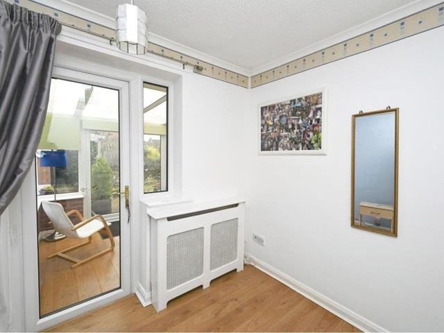 A second shot of the smaller bedroom. Like the rest of the house, it is in such good condition that buyers could move in straight away.