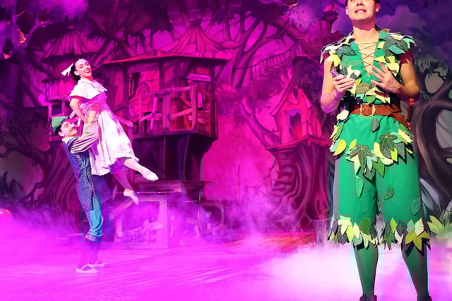 Bradley Riches sharing the stage with Charley Vincent and Charlotte Day. Photo by Barry Rivett