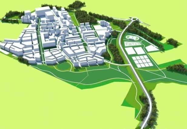 An artist's impression of what the Woodlands site might look like