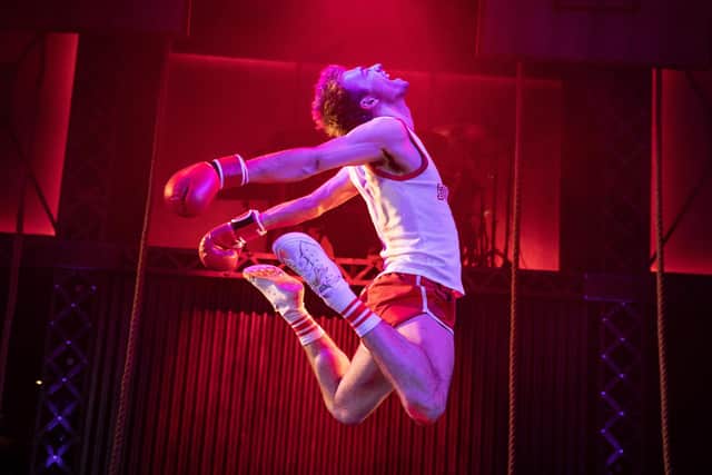 Josh Hawkins in Footloose (photo by Mark Senior)