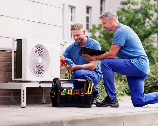 Eco-heating with a heat pump (photo: Adobe)