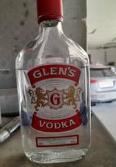 The counterfeit vodka in 350ml bottles fraudulently labelled as Glen's Vodka. Pic: Contributed