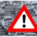 The M40 is closed between junctions 9 (Bicester) and 10 (Brackley/A43) due to an accident involving an overturned lorry.