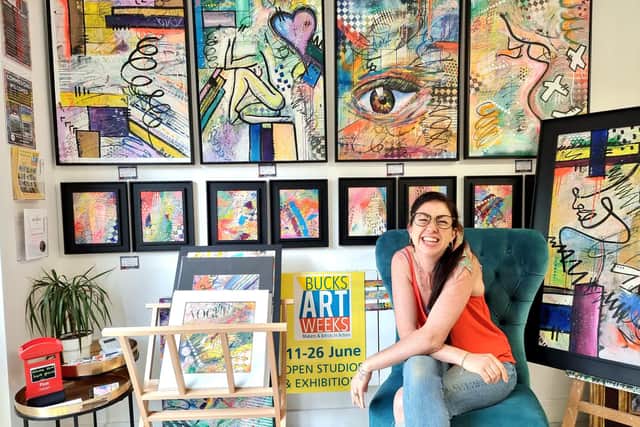 Padbury artist Jill Blakey is opening her studio for Bucks Art Weeks