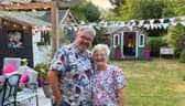 Helen Christie with husband Stephen. Photo: The Christies via GoFundMe
