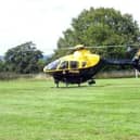 Image of police helicopter used for illustrative purposes