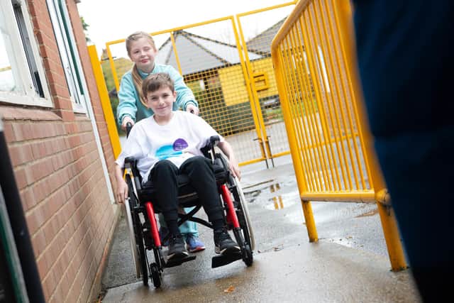 Pupils were given insight into how people live with spinal injuries, photo by Derek Pelling