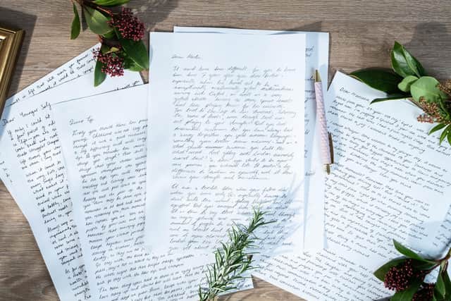 Letters to their younger selves saw care recipients and care staff open up ahead of Valentine's Day.