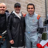 Racers (pictured left to right) Marino Franchitti, Jimmie Johnson and Dario Franchitti contested the Spa 6 Hours last weekend (Photo courtesy of Bob van der Wolf)