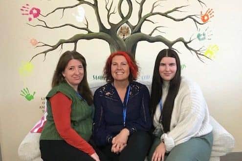 Childrens Team, left-right - Kirsty Anders, Kelly Sawyer, Rachel Morton