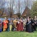From the town council's St George's Day celebrations with Unbound Theatre in 2022, photo from Aylesbury Town Council