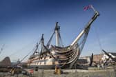 HMS Victory, Lord Nelson's flagship during the Battle of Trafalgar, is now in Portsmouth Historic Dockyard home