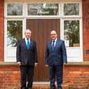 Chairman Bernard Garbe and CEO Frank Keane at Vitalograph HQ in Maids Moreton, Buckingham