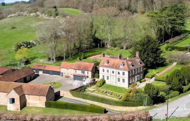 Another shot to show the idyllic countryside that surrounds the giant property.