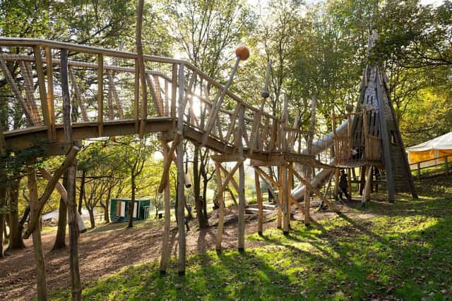 Tumblestone Hollow, the adventure playground at Stonor Park