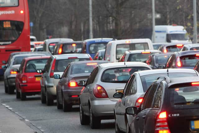 Traffic. Photo from: Dave Thompson/PA Wire