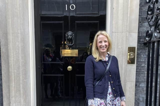 Emily Hendin, Director of CPJ Field visits 10 Downing Street 