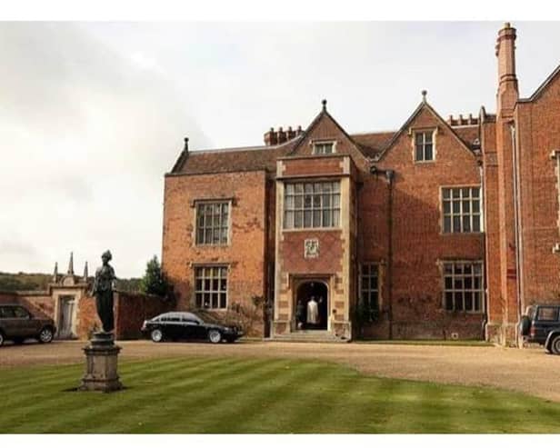 An old photo of the multi-million pound mansion near Wendover