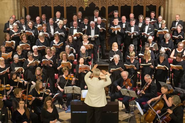 A performance by Buckingham Choral Society