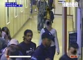 CCTV footage from September 20, 2005, shows three of the four London bombers, from left Mohammed Sidique Khan (obscured), Shahzad Tanweer and Germaine Lindsay, entering the Underground at King's Cross to make a 'practice run' for the July 7 suicide attacks.
