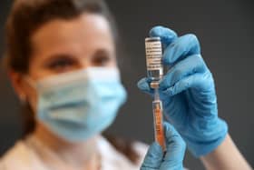 Covid-19 jab being administered. Photo: Chris Jackson Getty Images