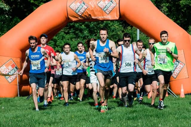 The start of the 2018 Buckingham Half Marathon