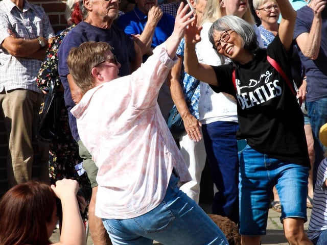 Dancing in the streets. Photo: Jasmine Reed.