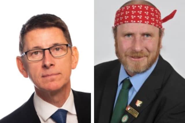 Cllr Michael Bracken and Cllr Robin Stuchbury Image: Bucks Council