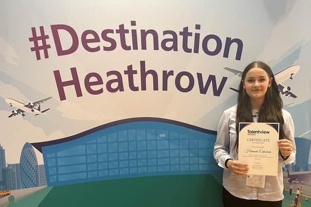 Hannah Edwards won Talentview Aviation’s Pioneers of Tomorrow competition