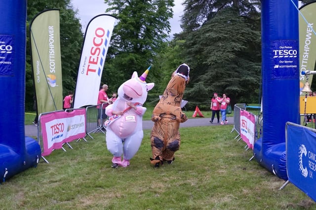 Have you really been to a running event, if you don't see a race between a unicorn and dinosaur?