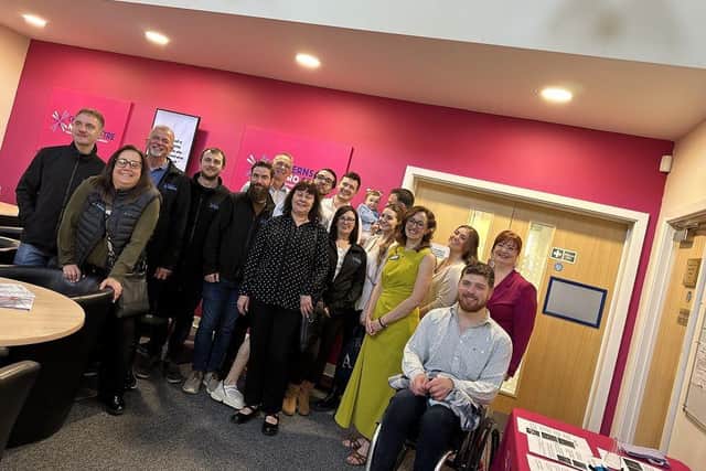 The team from Better Mobility visiting the Chilterns Neuro Centre