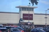 The sign has gone up for Matalan's new store in the Aylesbury Shopping Park