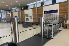 Buckinghamshire Council Security Barriers. Photo from Charlie Smith/Local Democracy Reporting Service
