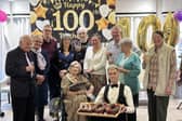 Daphne Farmer celebrated her 100th birthday at Ridley Manor care home