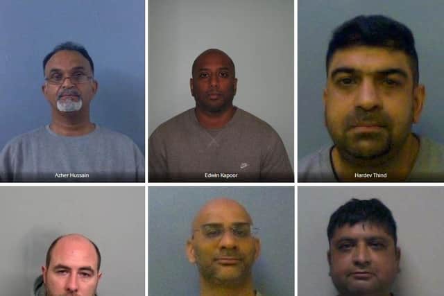 Six of the eight convicted offenders