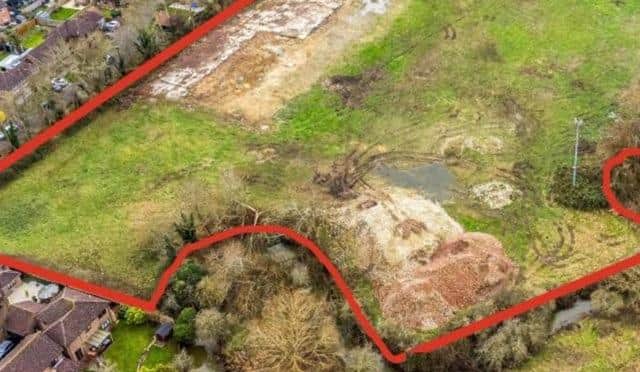The land where the football stadium used to be