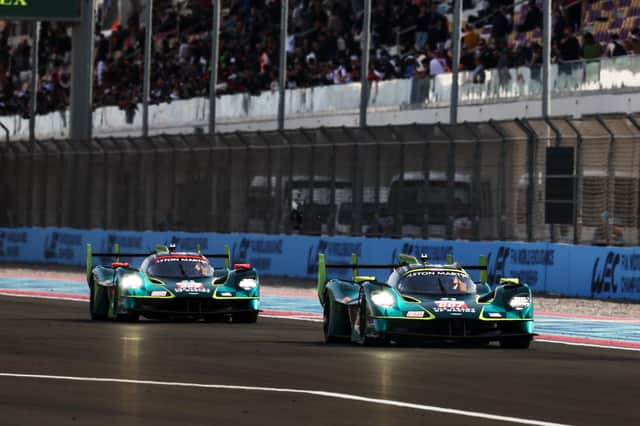 The Aston Martin Valkyrie raced for the first time in last week's FIA WEC opener in Qatar (Photo couresty of JEP)