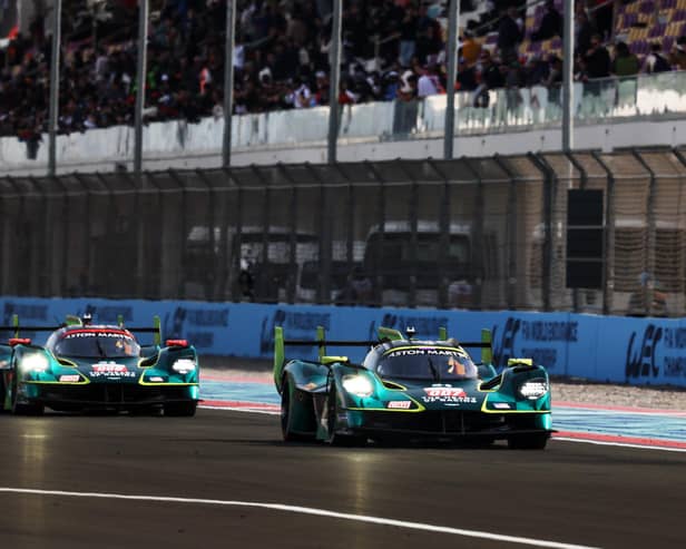 The Aston Martin Valkyrie raced for the first time in last week's FIA WEC opener in Qatar (Photo couresty of JEP)