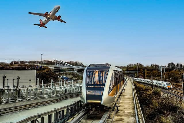 The DART will soon carry passengers to and from the Luton terminals