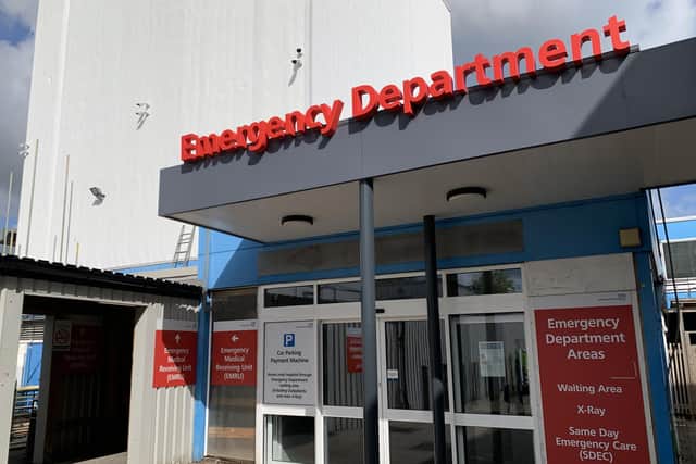 The emergency department at Stoke Mandeville Hospital