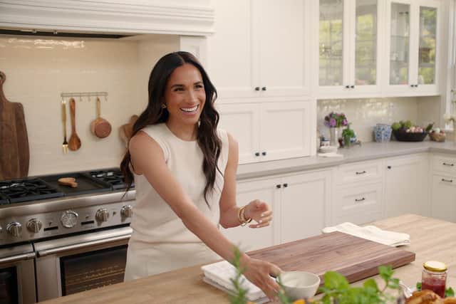 Undated handout photo issued by Netflix of the Duchess of Sussex featured in her new lifestyle series With Love, Meghan